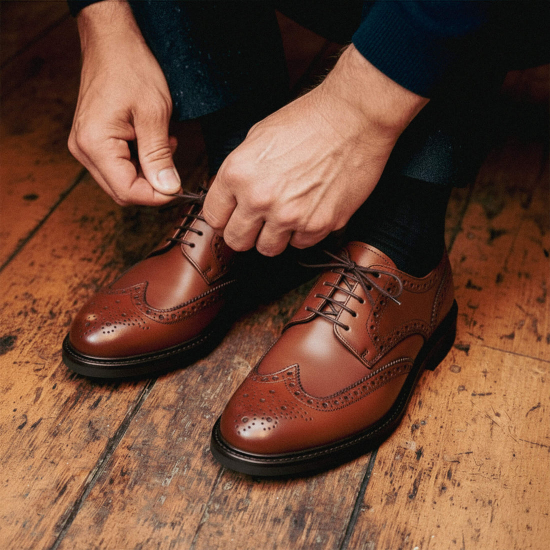 uomo allaccia Scarpe da uomo Derby marroni  made in italy