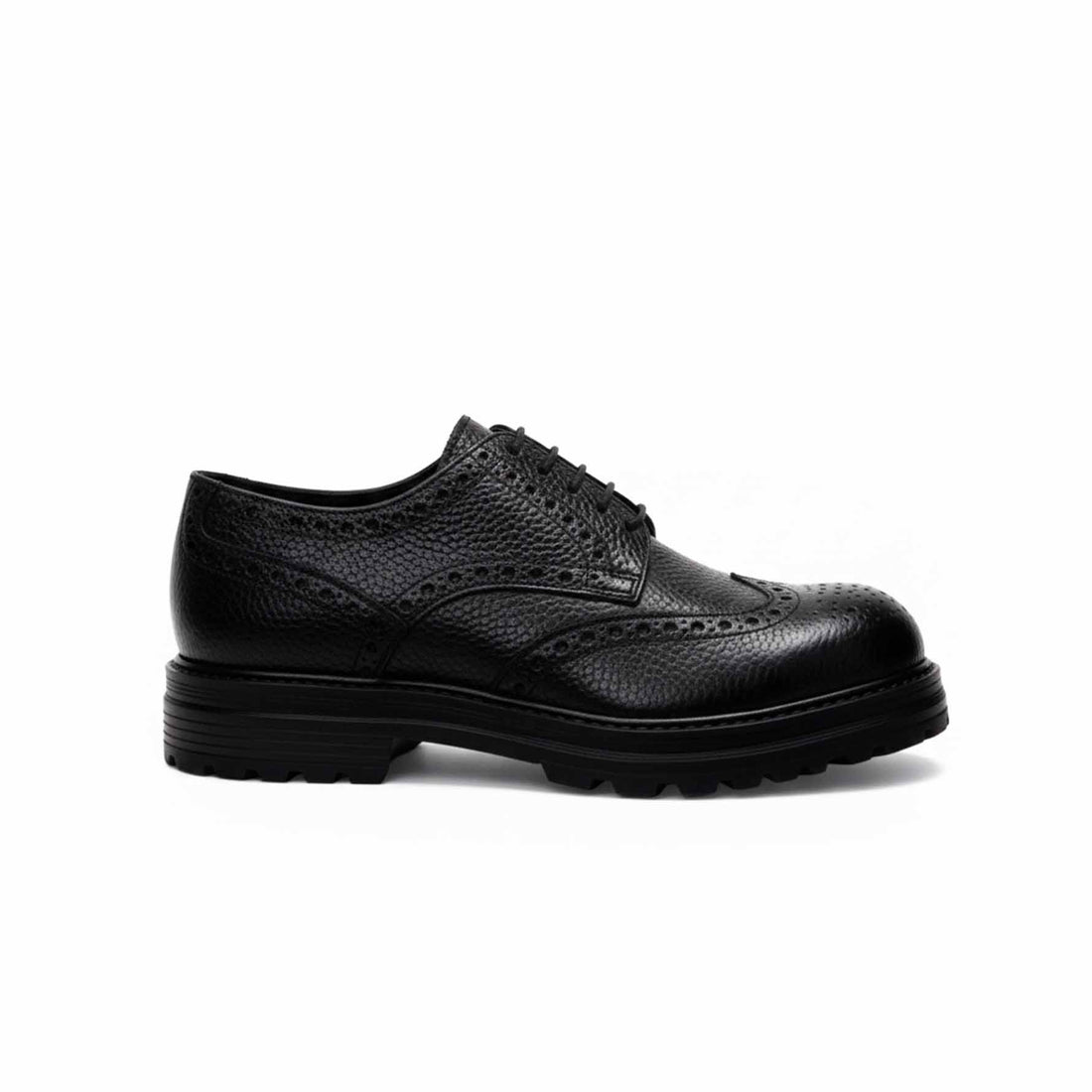 Scarpa stringata in pelle nera | Alvise