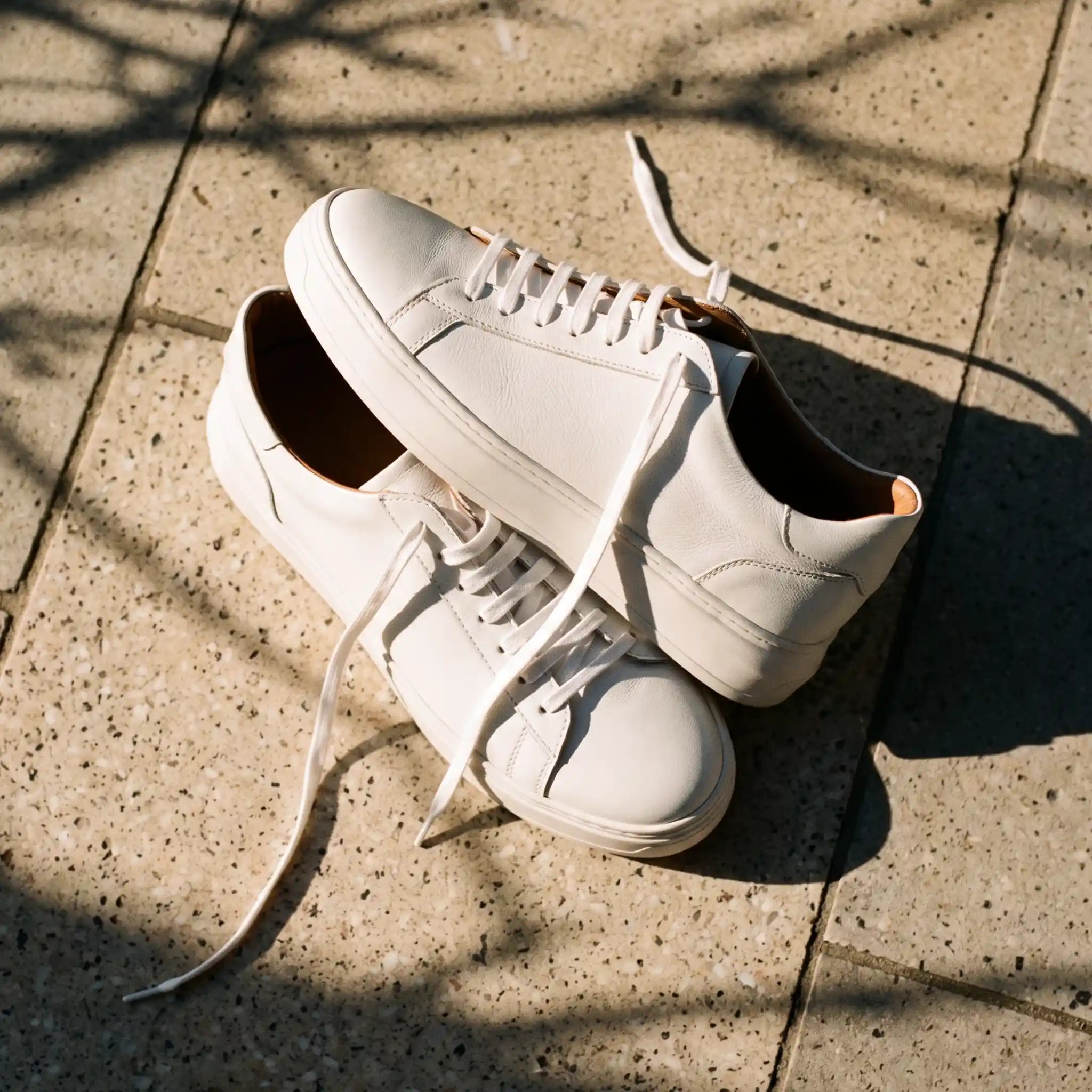 Sneakers pelle Bianco - Fabrizio