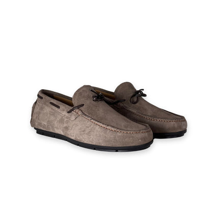 Herren Wildleder-Mokassins in Taupe - Edoardo