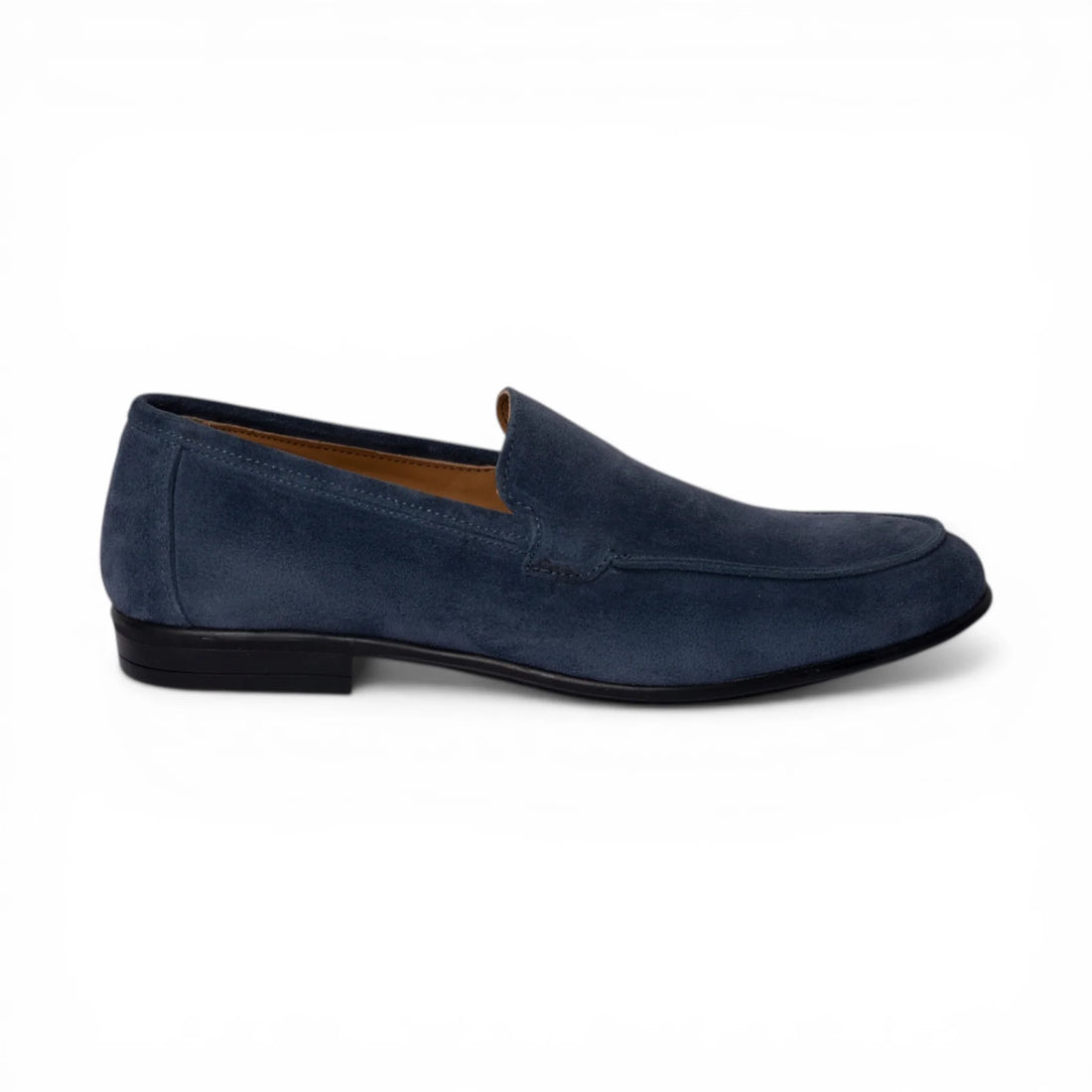 Mocassino Uomo in Camoscio Blu - Ermes