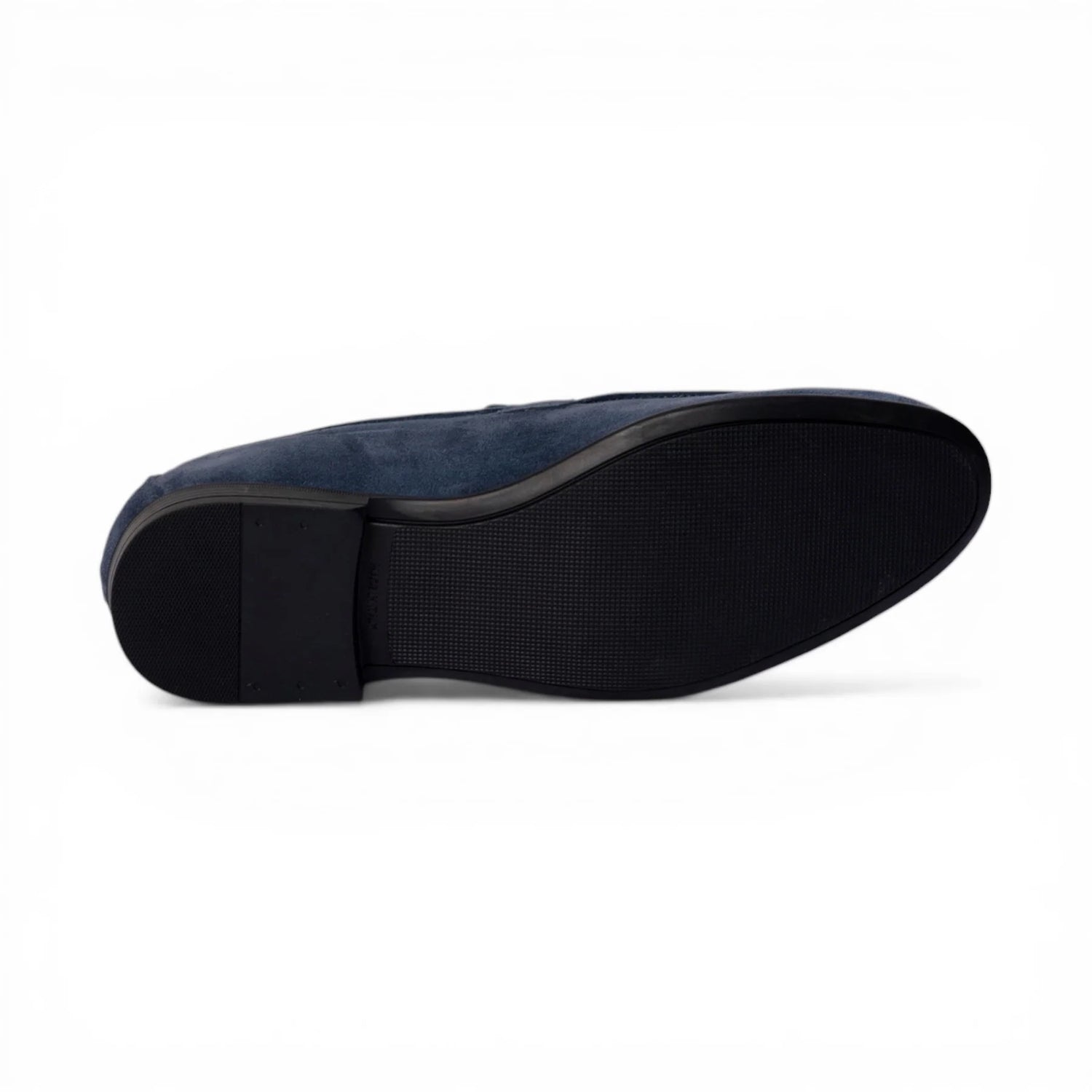 Herren-Mokassin aus blauem Wildleder – Ermes
