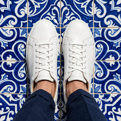 Sneakers pelle Bianco - Fabrizio