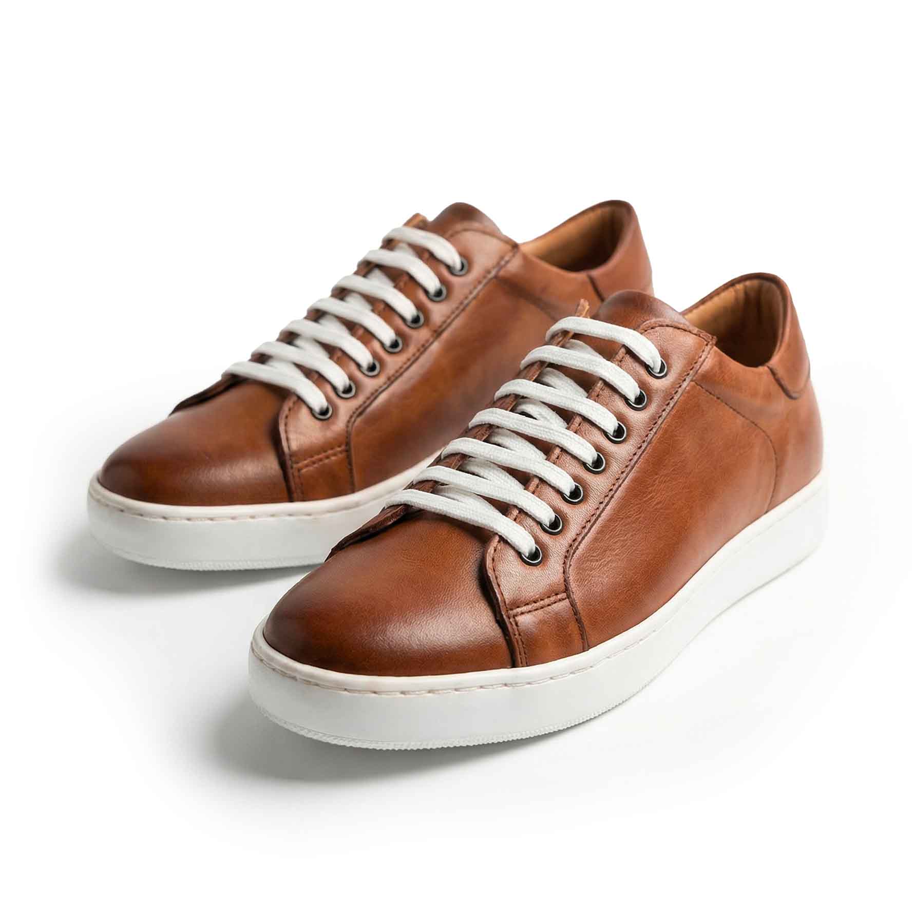 Sneakers pelle Marrone - Fabrizio