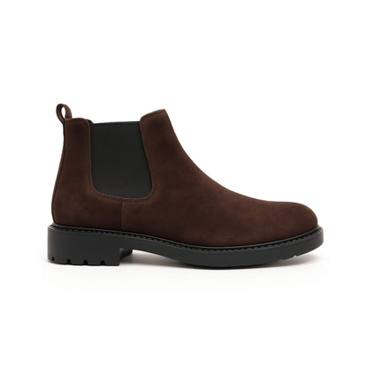 Bottes pour hommes en daim brun - Ferdinando