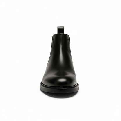 Schwarze Chelsea-Boots aus Leder - Ferdinando