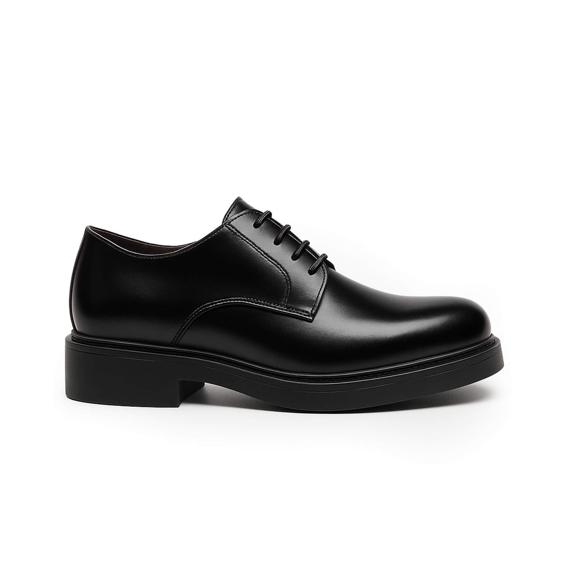 Scarpa Elegante Derby pelle nera Made in Italy - Gioele