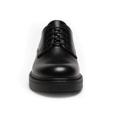 punta Scarpa Elegante Derby pelle nera Made in Italy - Gioele