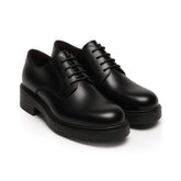 Paio di Scarpa Elegante Derby pelle nera Made in Italy - Gioele