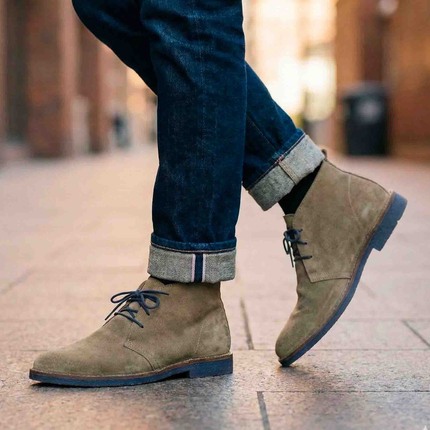 Polacchine in camoscio taupe - Juri