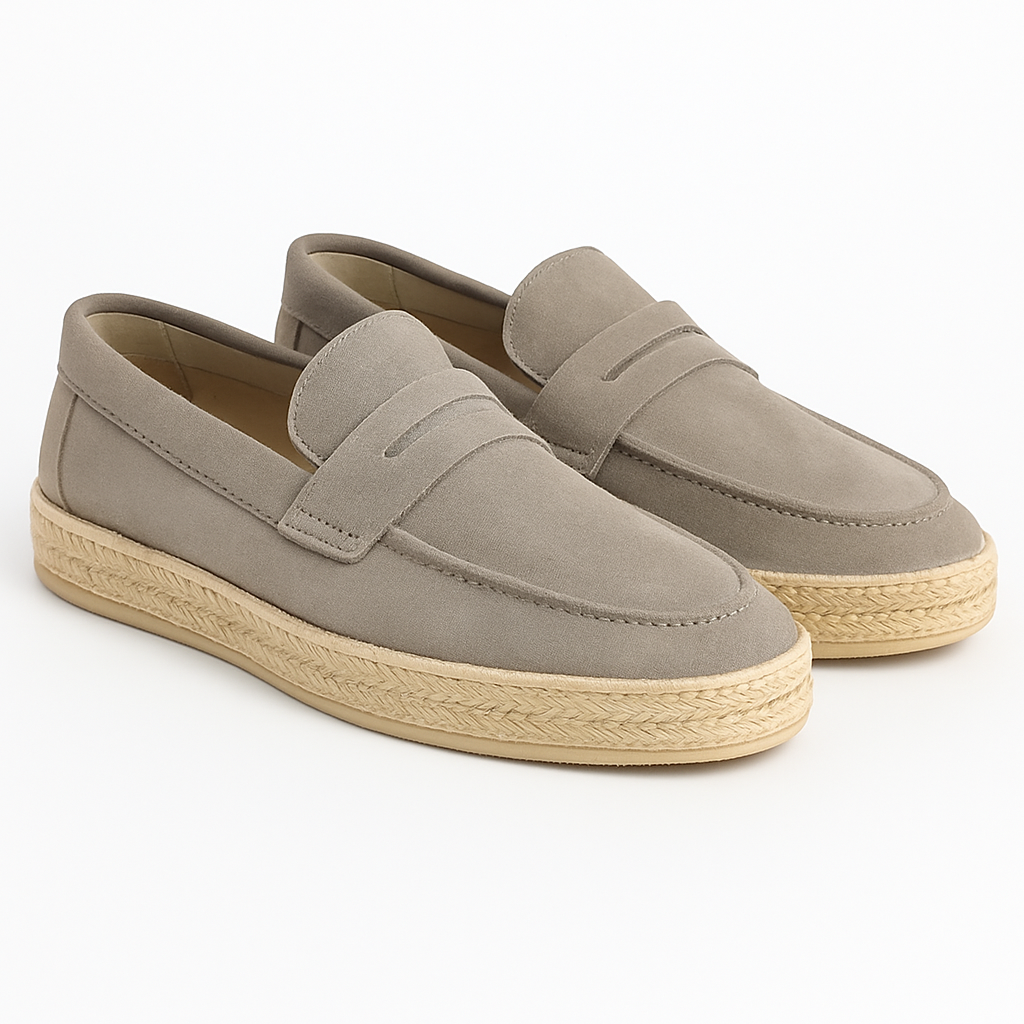 Espadrillas camoscio Grigio - Leo