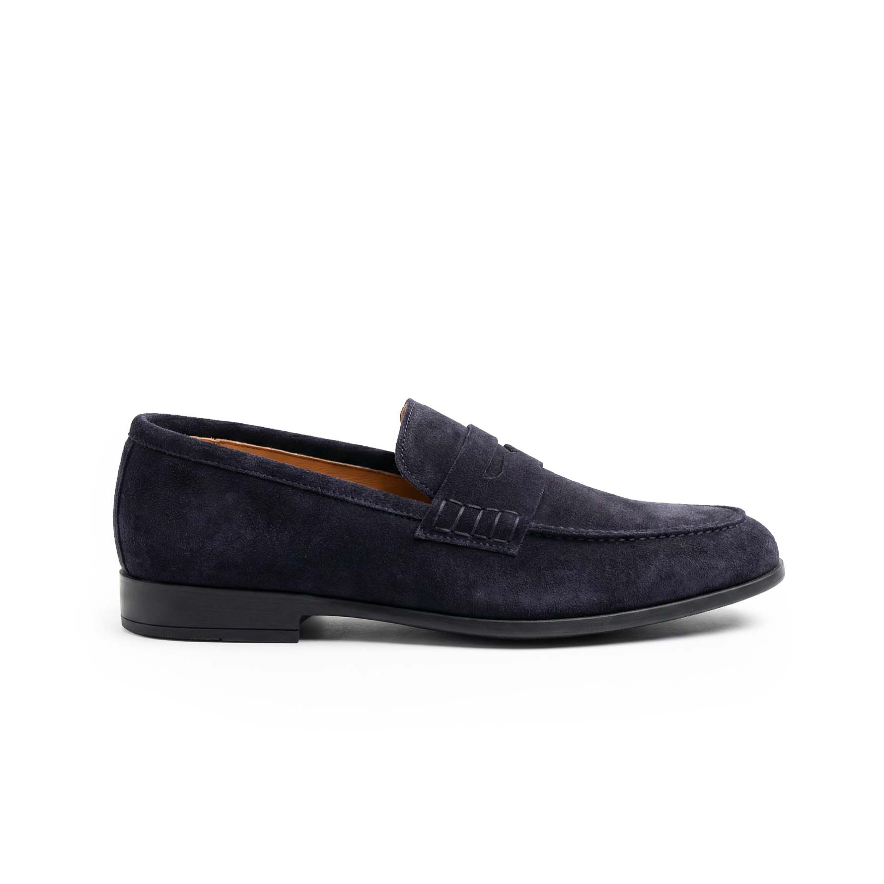 Blaue Wildleder-Slipper - Leone