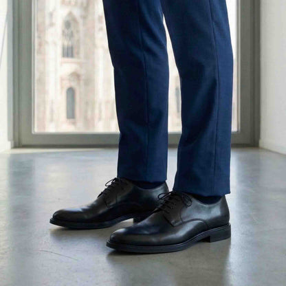 Scarpe eleganti derby nere - Lucrezio