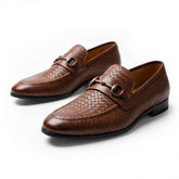 mocassini-uomo-pelle-marrone-intrecciata-morsetto-duca-di-morrone-paio