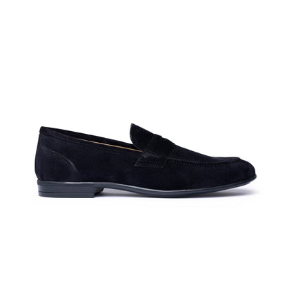 Mocassini Loafers scamosciati blu - Leone