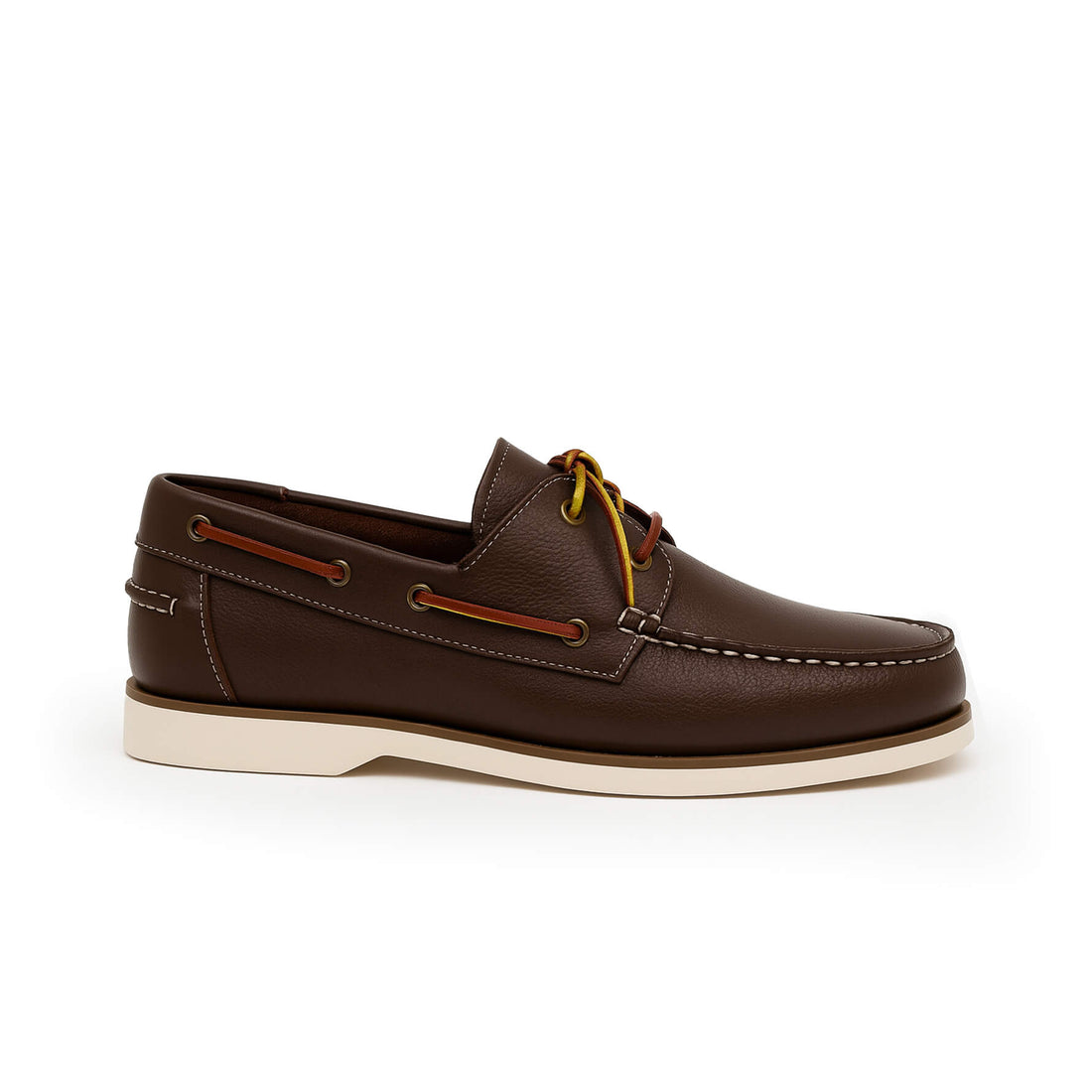 Mocassini Uomo da barca pelle marrone - Santiago