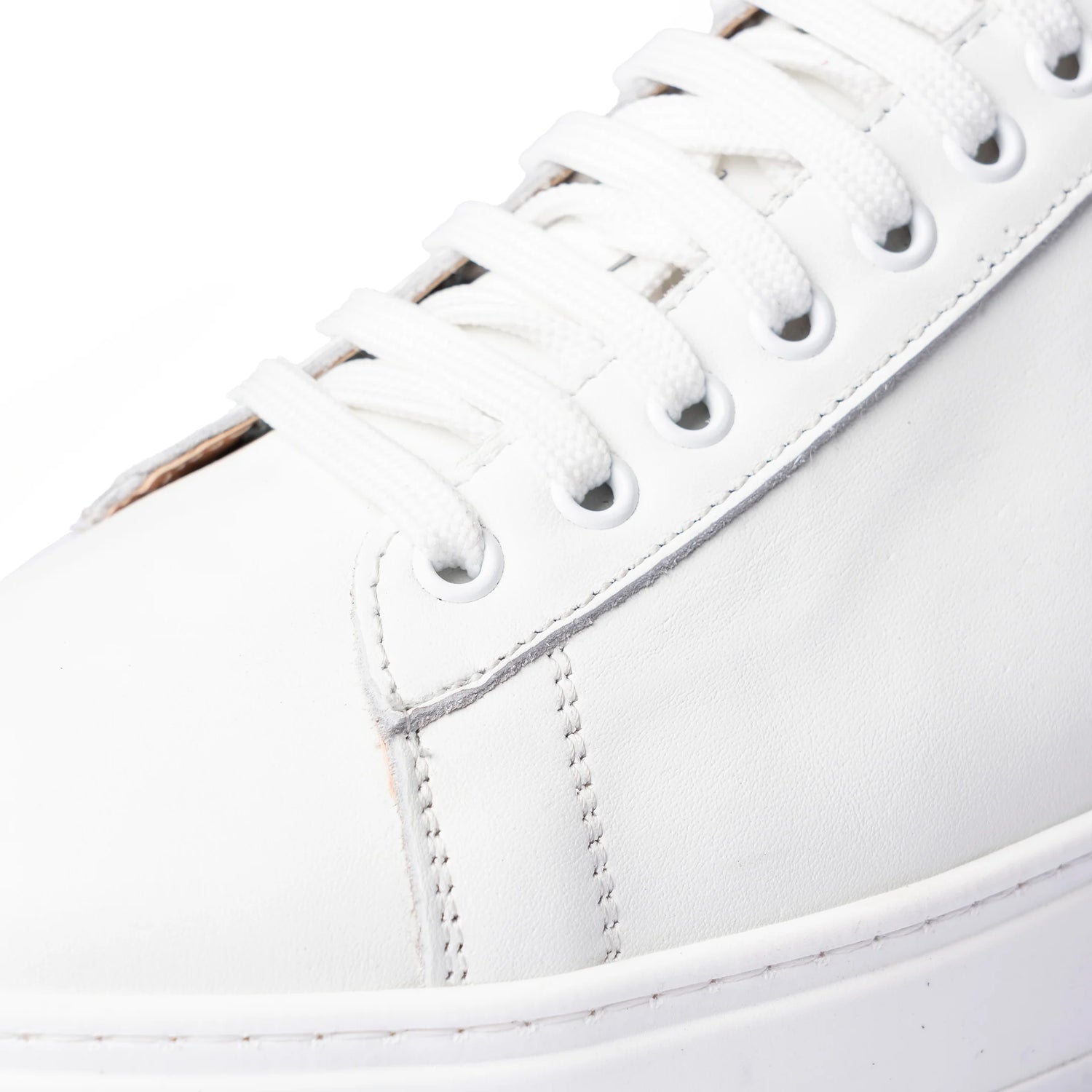 Sneakers en cuir blanc - Fabrizio