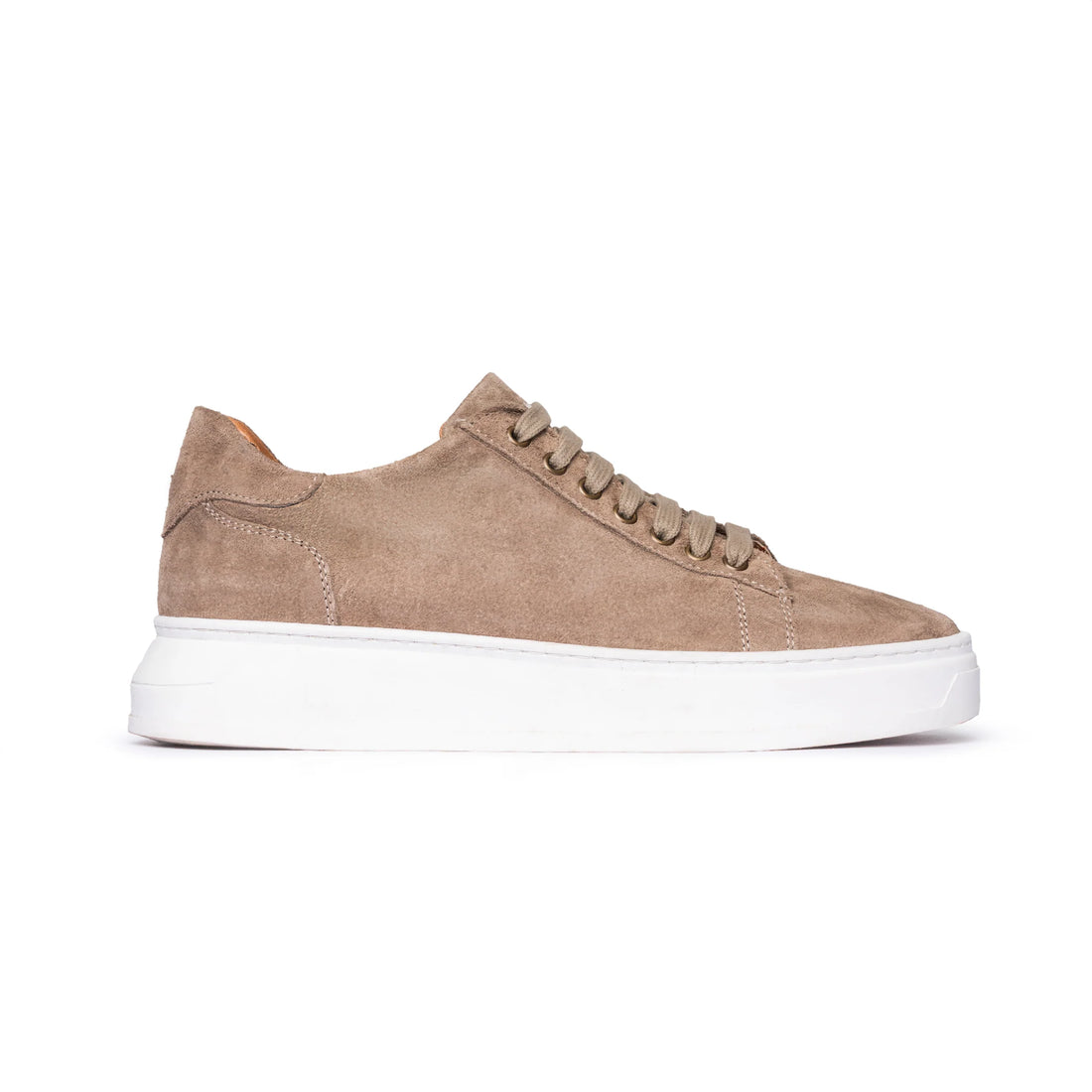 Graue Wildleder -Turnschuhe - Fabrizio