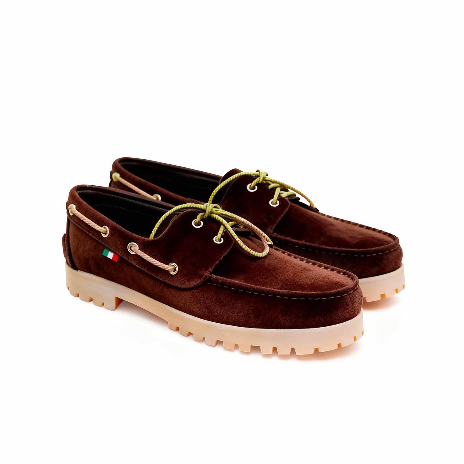 Mocassini invernali in camoscio marrone - Timberio