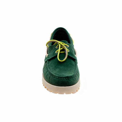 Mocassini invernali in camoscio verde - Timberio