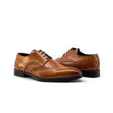 Paio di Scarpe uomo eleganti marrone coda di rondine Duca di Morrone