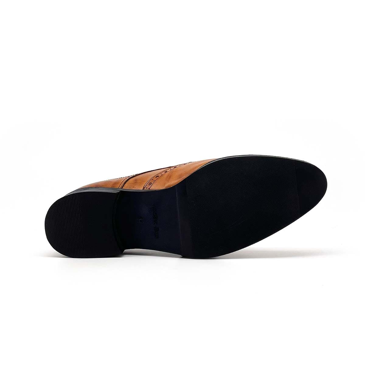 Scarpe uomo eleganti marrone coda di rondine Duca di Morrone suola