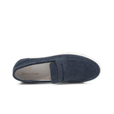 Mocassini colore jeans in camosciotomaia