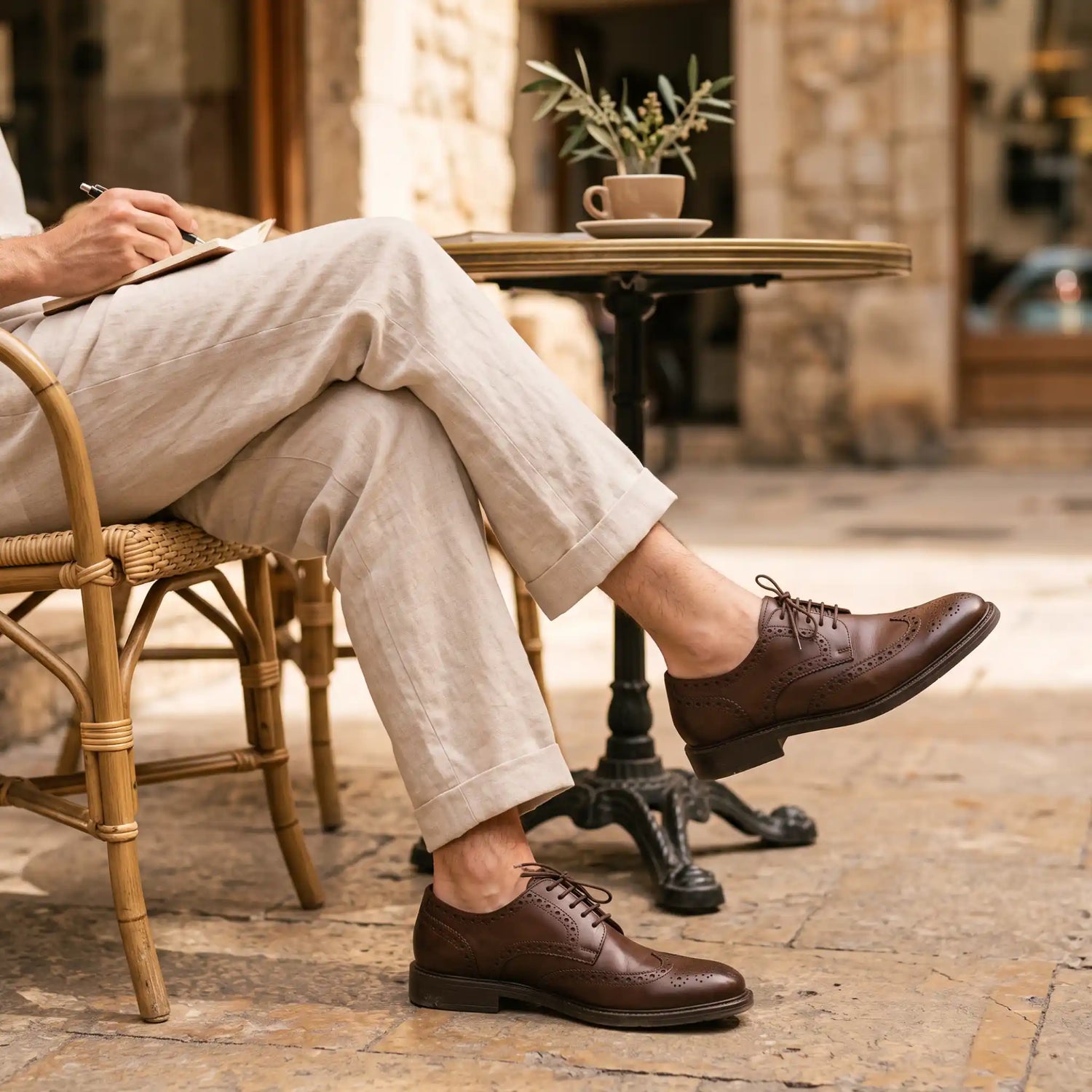 Brown Derby Shoes - Alfonso