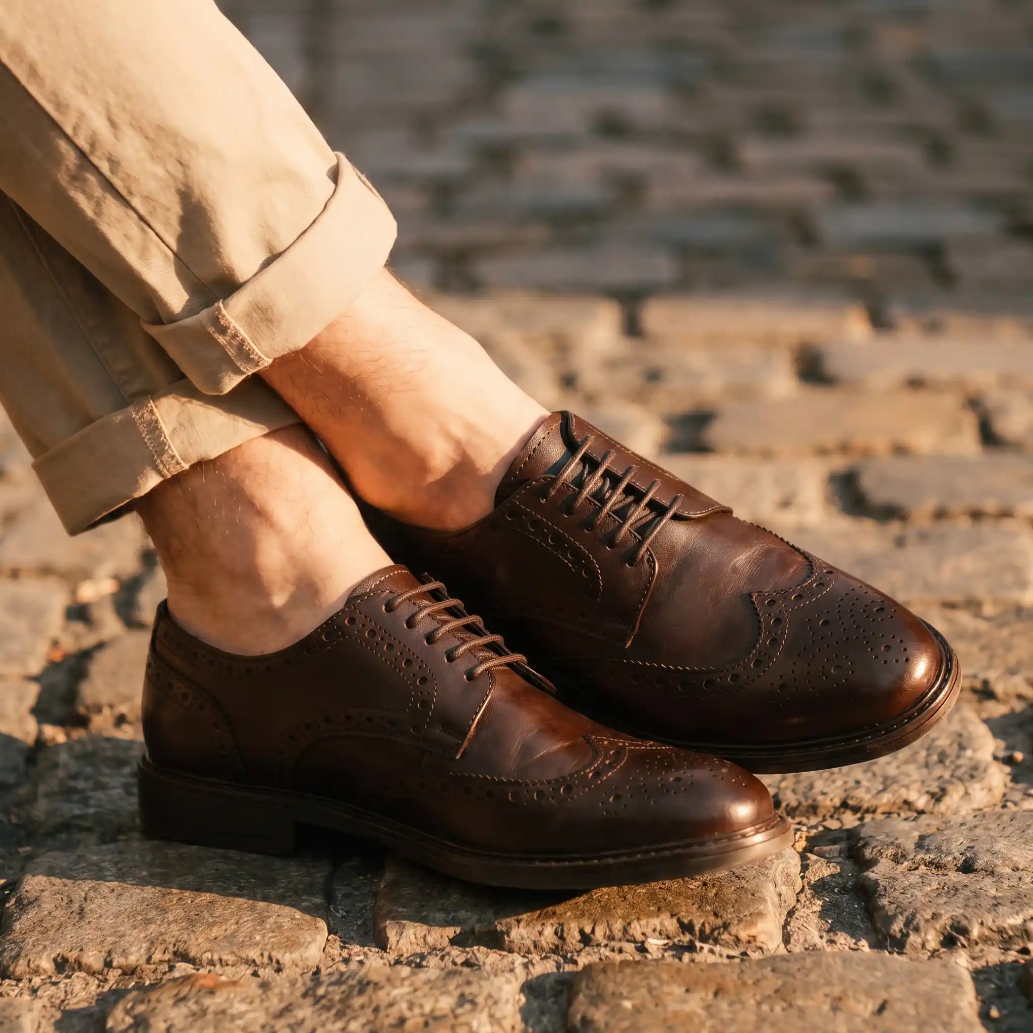 Brown Derby Shoes - Alfonso