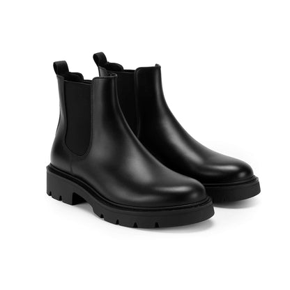 paio di Stivaletti Uomo in Pelle Nera | Made in Italy | Furio