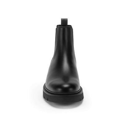 punta Stivaletti Uomo in Pelle Nera | Made in Italy | Furio