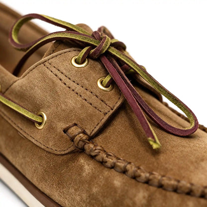 Mocassino barca in camoscio marrone chiaro - Santiago