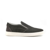mocassini slip on uomo estivi in camoscio grigio Duca di Morrone