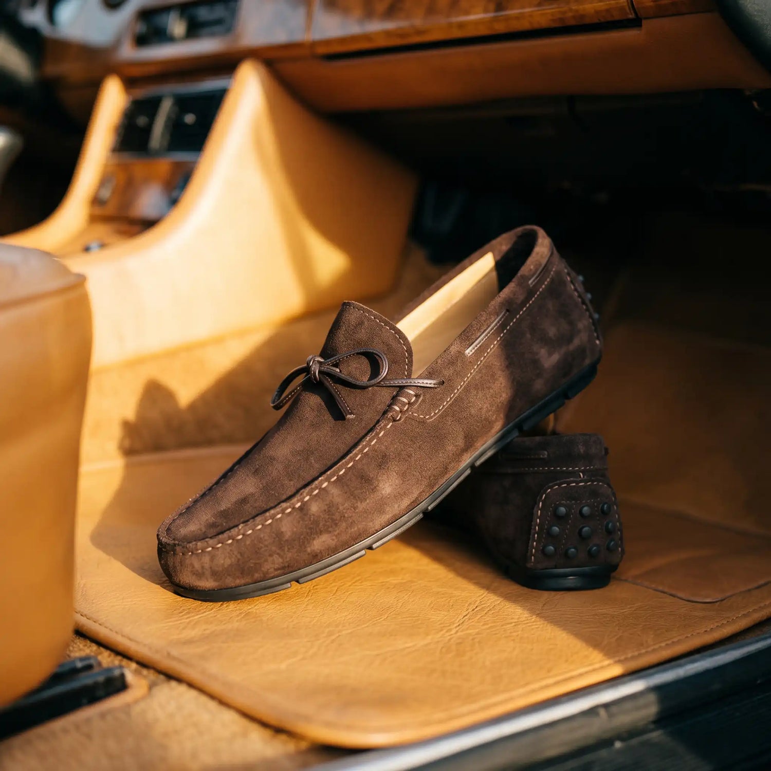 Mocassini uomo driver marrone - Edoardo
