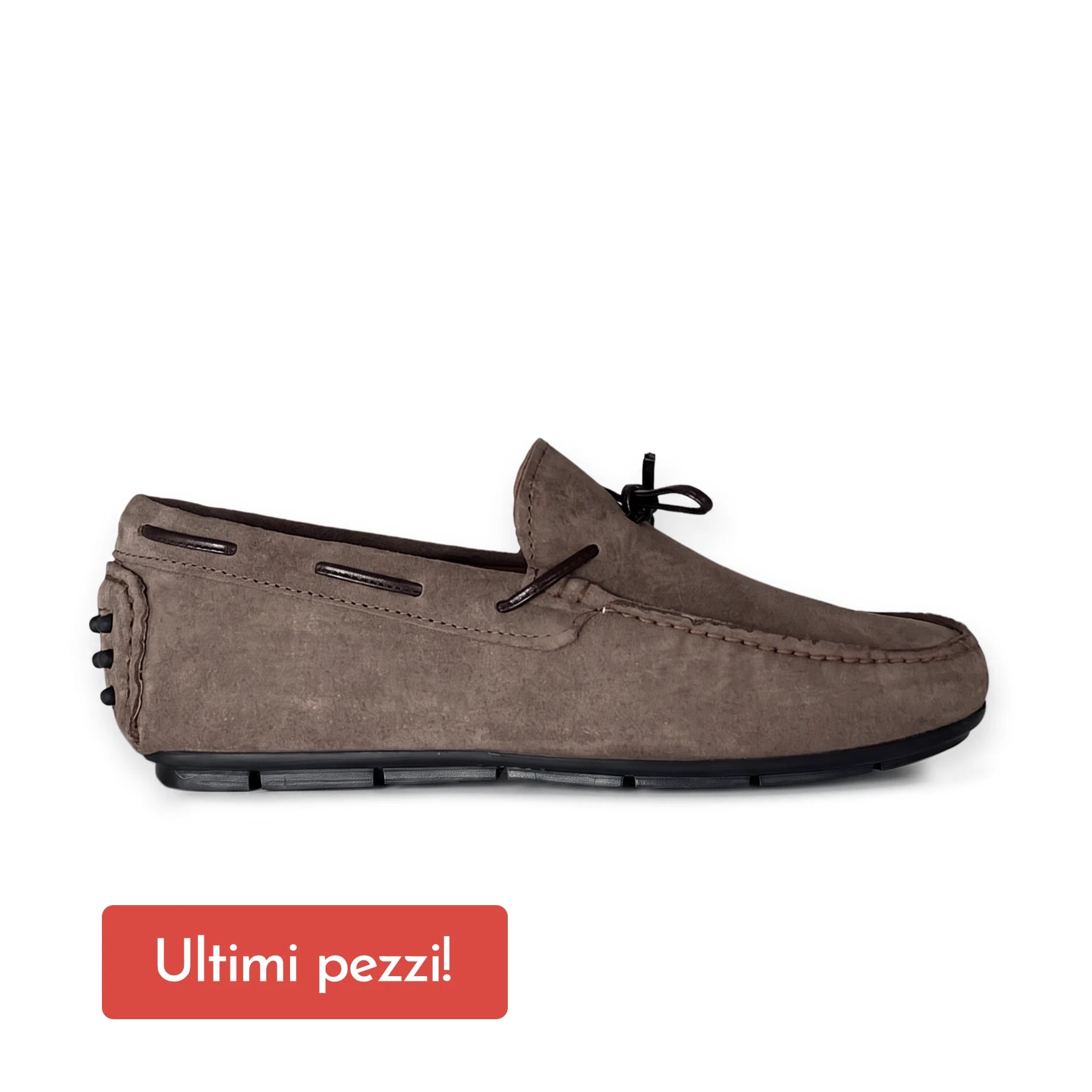 Mocassini uomo scamosciati Taupe - Edoardo