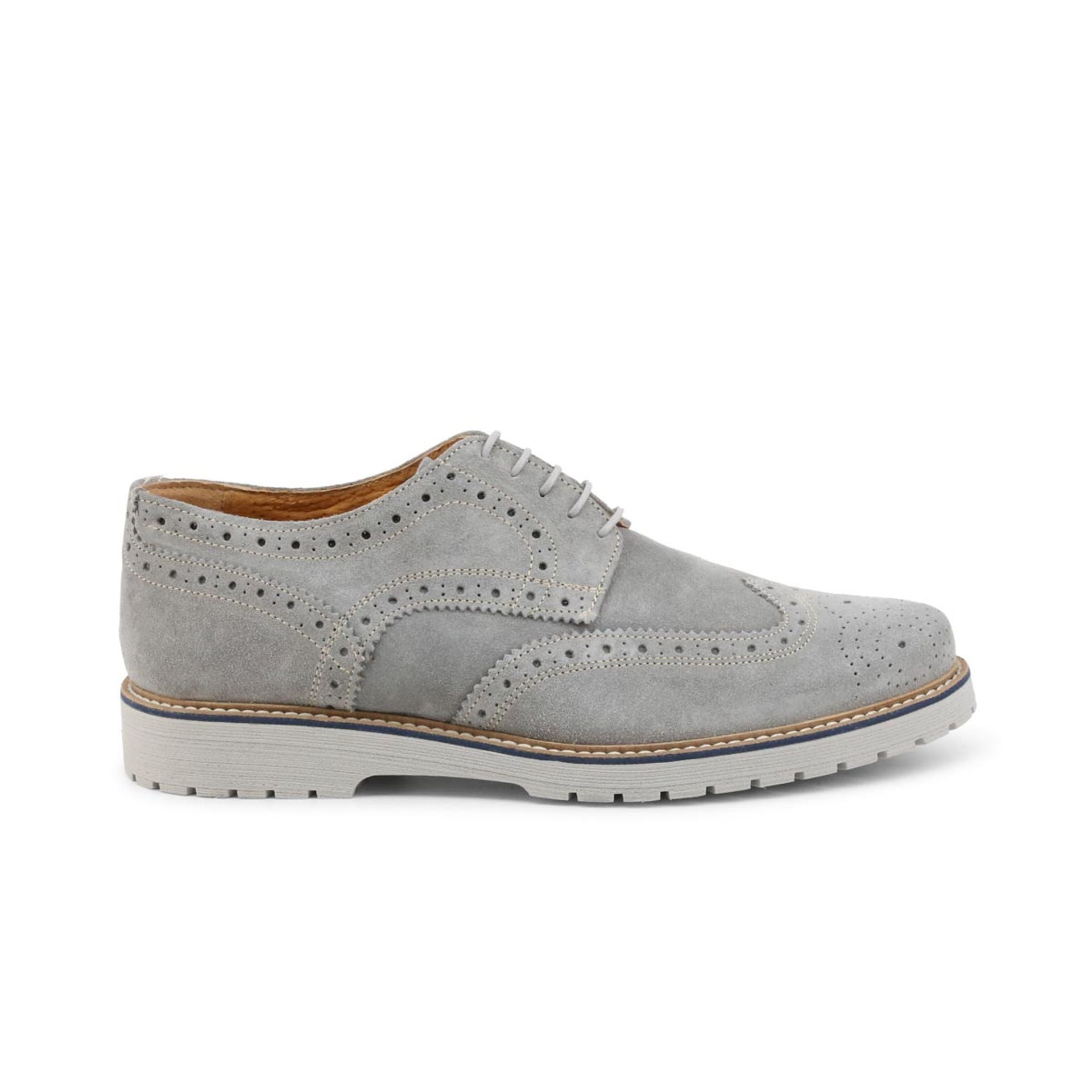 Scarpe Sneakers Alte VIA CONDOTTI In Camoscio Grigio - Uomo - Made In Italy Con Cerniera E Lacci