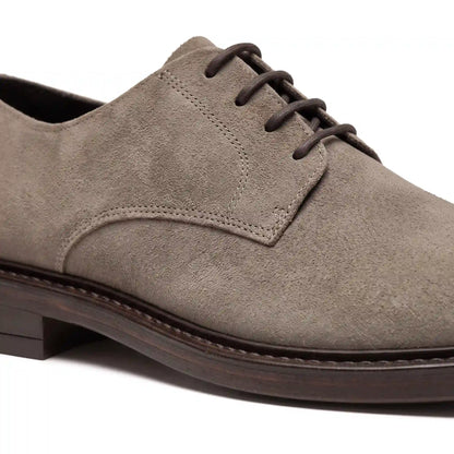 Chaussures de derby en daim gris - Lucrezio