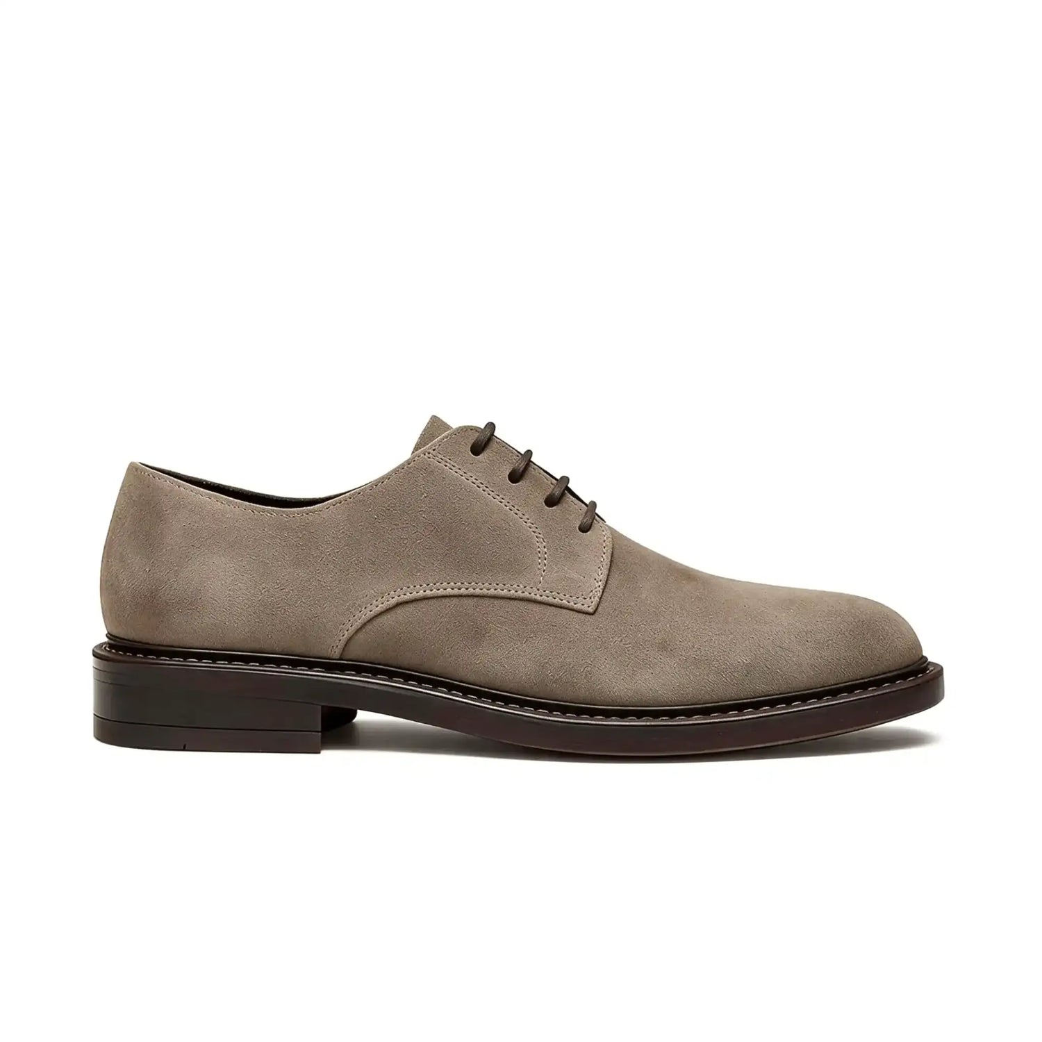 Chaussures de derby en daim gris - Lucrezio
