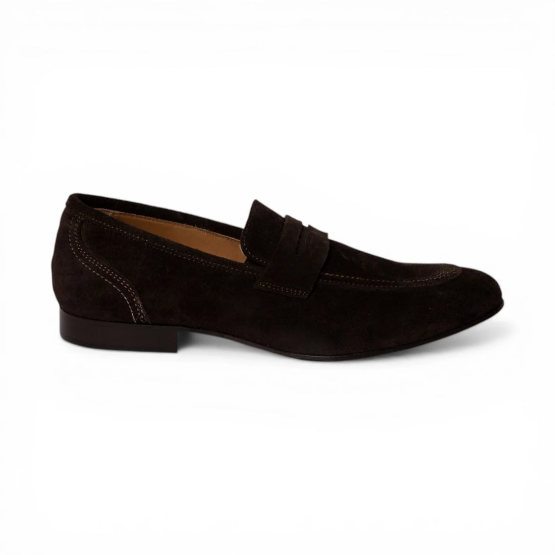 Mocassini Uomo in camoscio marrone - Mario