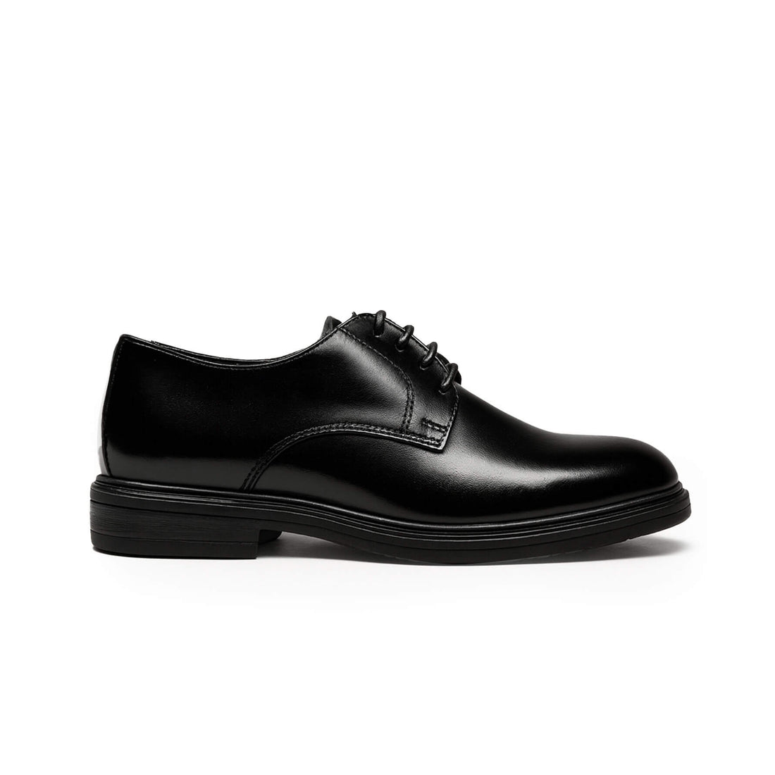 Scarpe eleganti uomo nere - derby - suola gomma - made in italy Sebastiano
