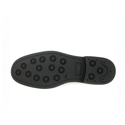 Scarpe Brogue in pelle nera - Alfonso