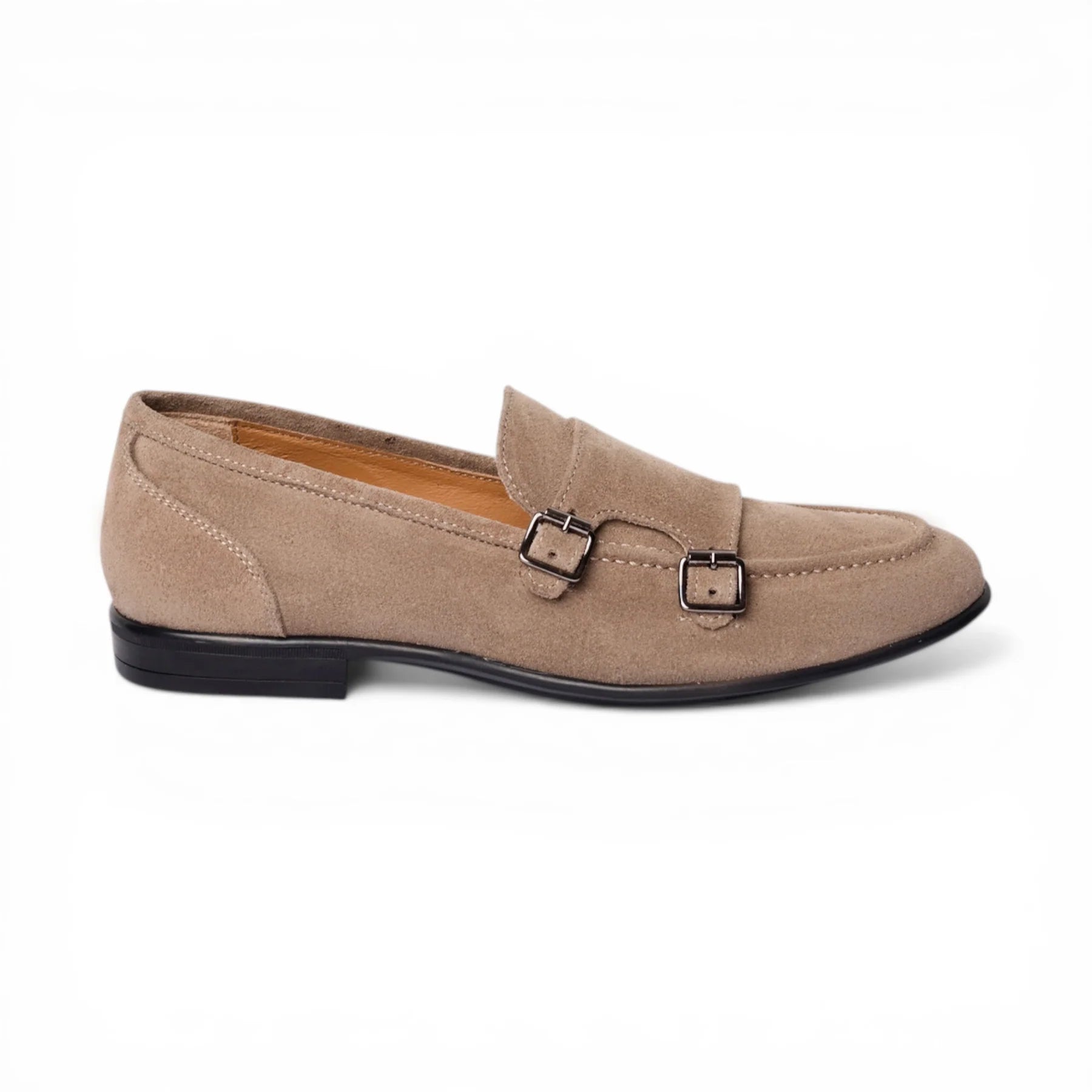 Mocassino in Camoscio Doppia Fibbia - Valentino