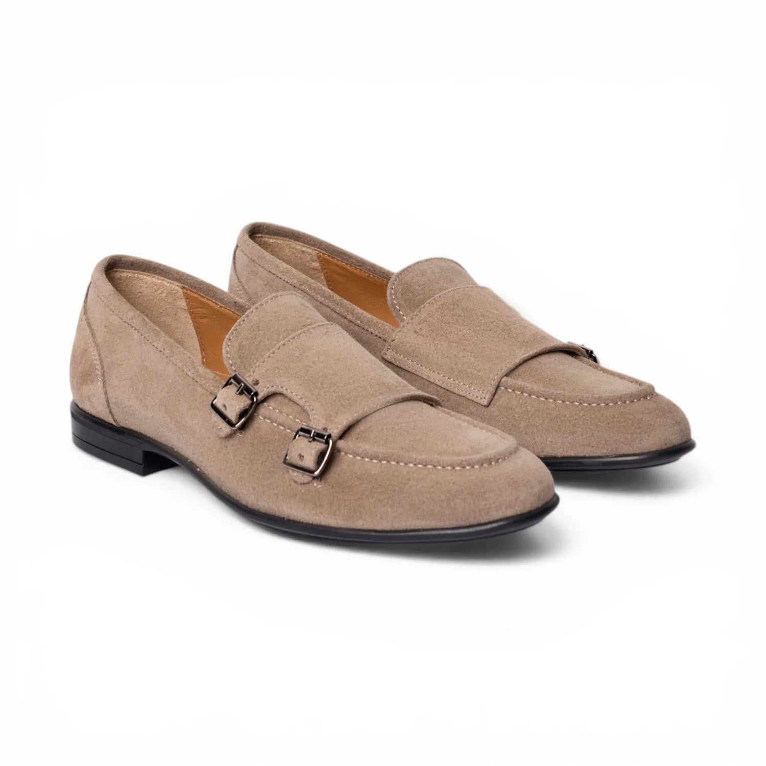Mocassino in Camoscio Doppia Fibbia - Valentino