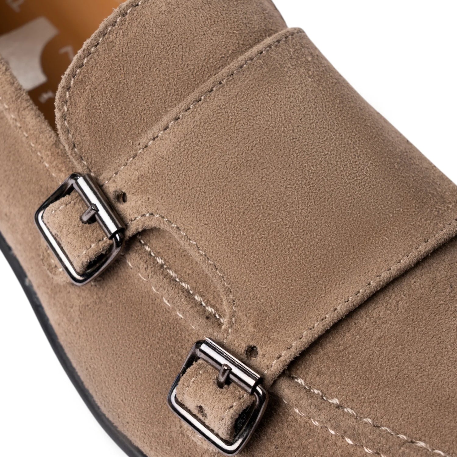 Mocassino in Camoscio Doppia Fibbia - Valentino